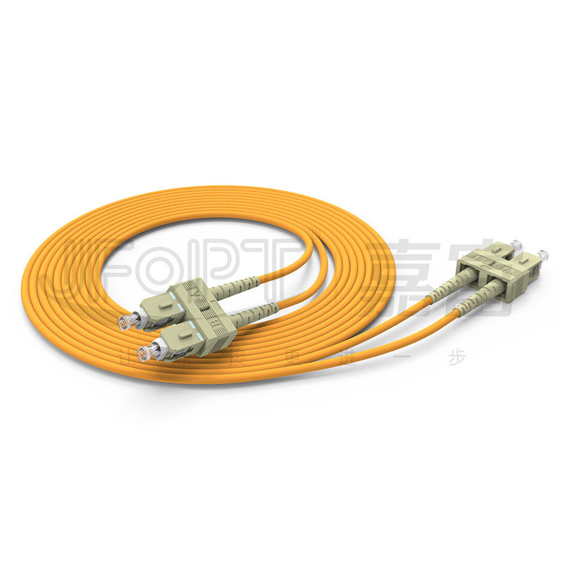 SC / UPC - SC / UPC Duplex Patch Cord Multimode OM1 OM2 OM3 OM4 OM5 YOFC Corning Fiber
