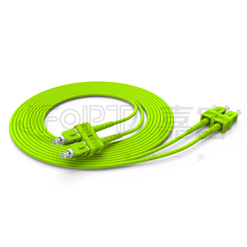SC / UPC - SC / UPC Duplex Patch Cord Multimode OM1 OM2 OM3 OM4 OM5 YOFC Corning Fiber