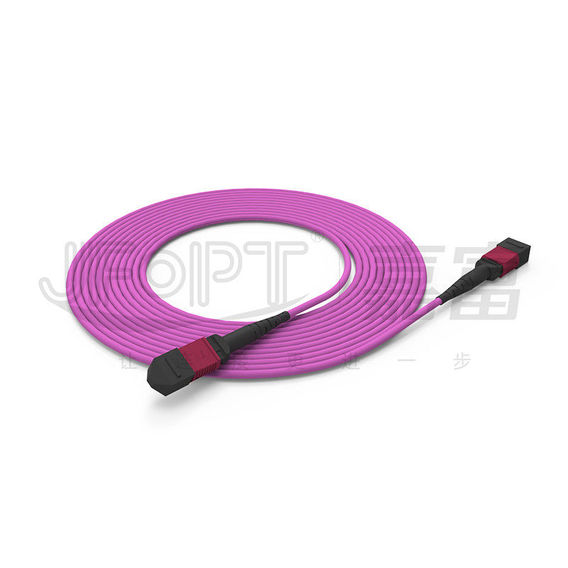 MPO Armored Trunk Cable 12 Fibers Mini Armored OM3 OM4 OM5