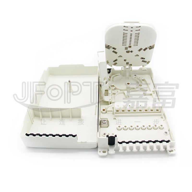 CE UL ROHS Fiber Distribution Box 1 Input 8 Output Fiber Splicing Box Dual Layer Fusion Splice Tray