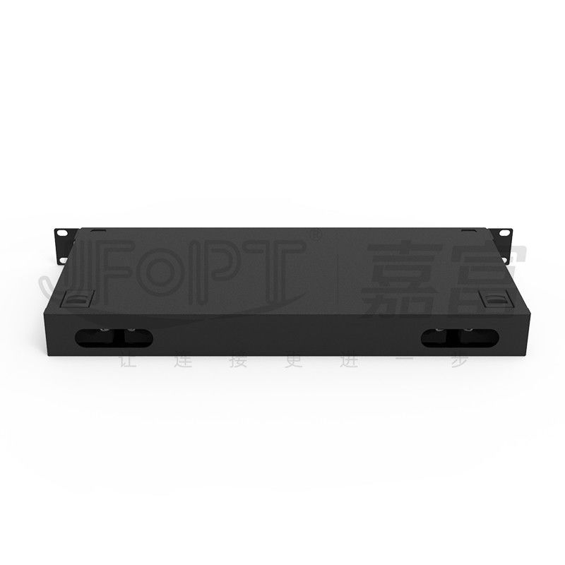لوحة التصحيح 1U ToolLess 24 Port Rack Mount Patch Panel LC Duplex 48 Fibers