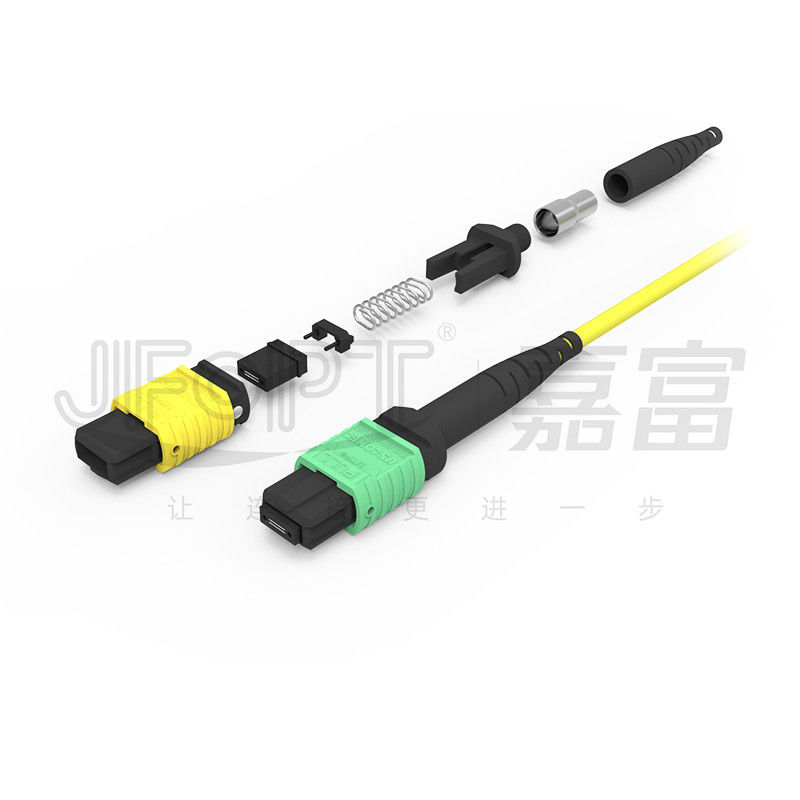 MTP 24 Core Single Mode OS2 Polarity A OFNP UL Fiber Optic Patch Cord