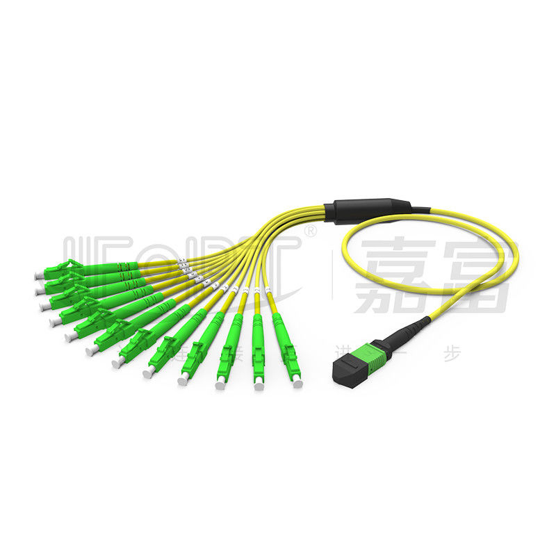 MPO-LC 3.0 Mini MPO Breakout Cable 2.0mm فرع MPO Fiber Patch Cord