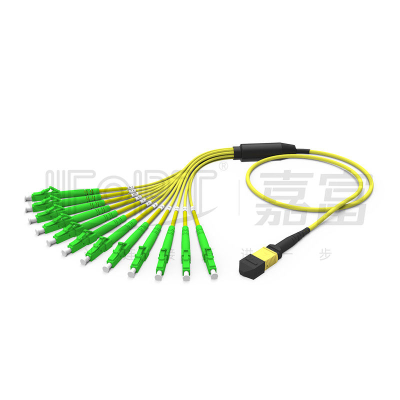 MPO-LC 3.0 Mini MPO Breakout Cable 2.0mm فرع MPO Fiber Patch Cord