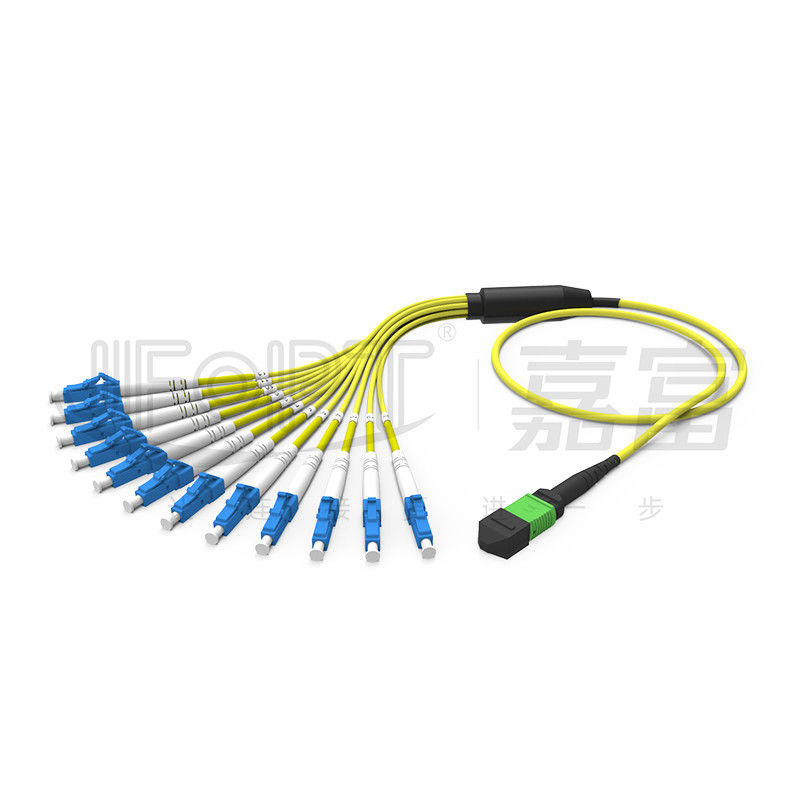 MPO-LC 3.0 Mini MPO Breakout Cable 2.0mm فرع MPO Fiber Patch Cord
