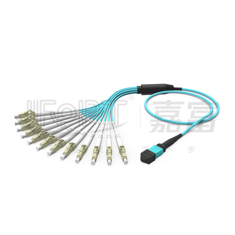 MPO-LC 3.0 Mini MPO Breakout Cable 2.0mm فرع MPO Fiber Patch Cord