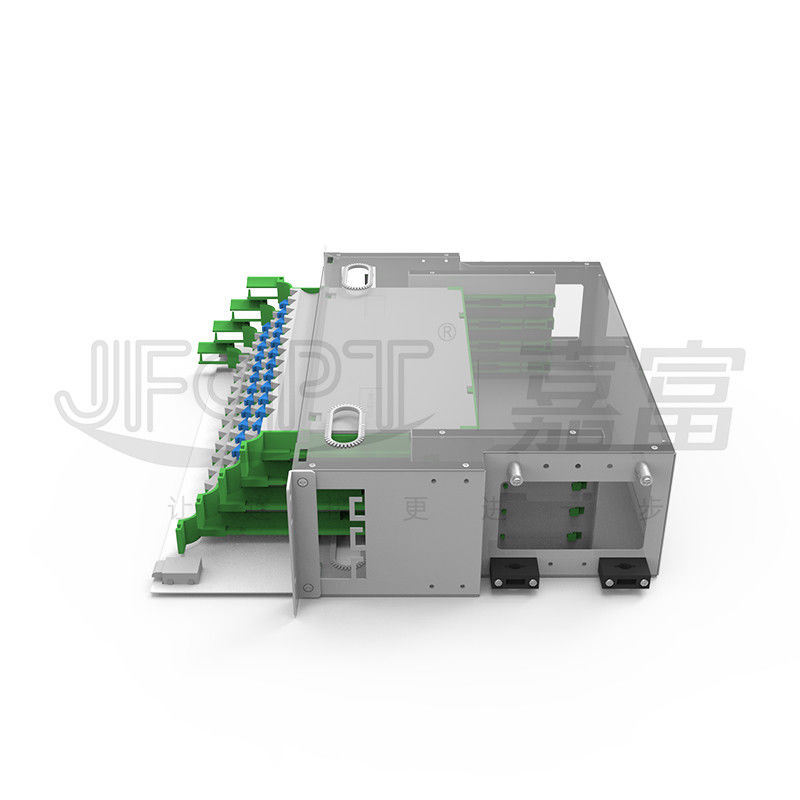 3U 48 Core ODF SC SX و FC SX إطار توزيع الألياف البصرية