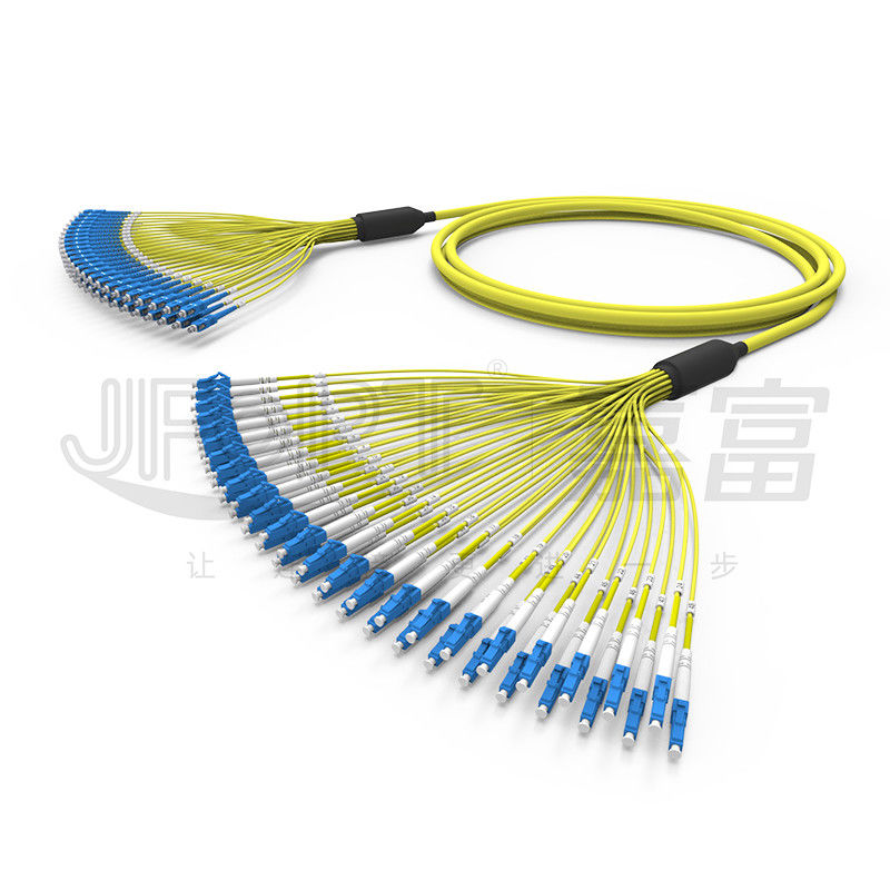 حزمة LC-SC كابل الألياف الضوئية المنتهية مسبقًا 48 Core 2.0mm الفروع G652D G657A1