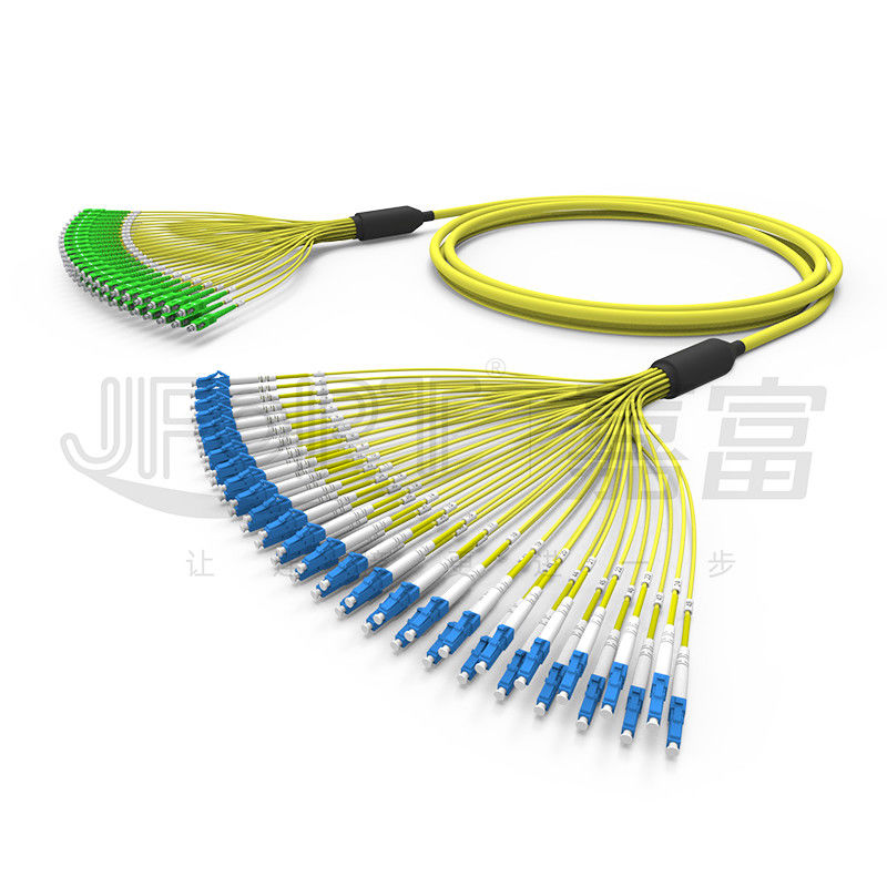 حزمة LC-SC كابل الألياف الضوئية المنتهية مسبقًا 48 Core 2.0mm الفروع G652D G657A1