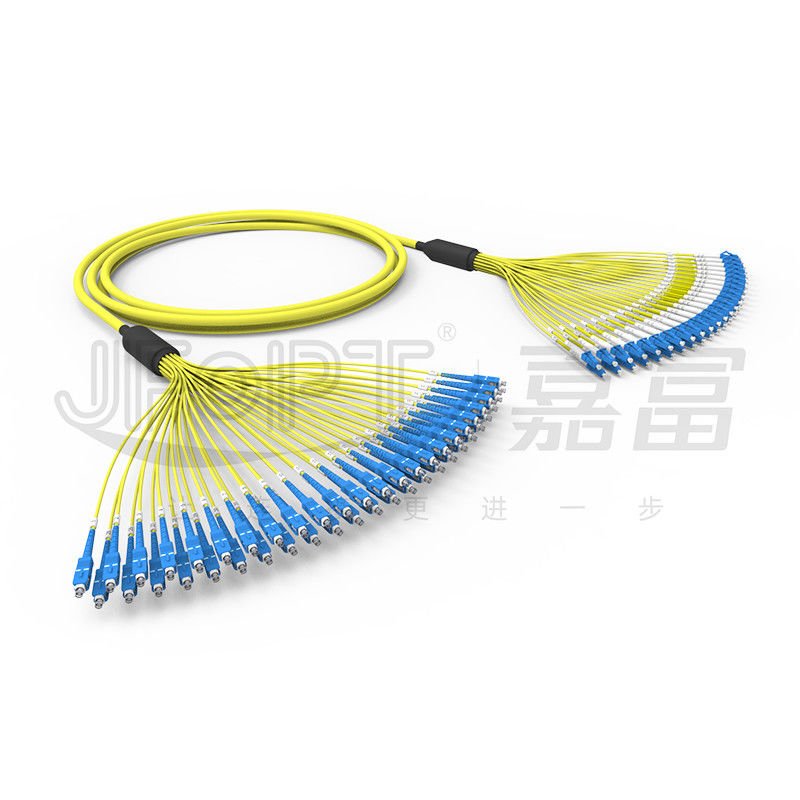 حزمة LC-SC كابل الألياف الضوئية المنتهية مسبقًا 48 Core 2.0mm الفروع G652D G657A1
