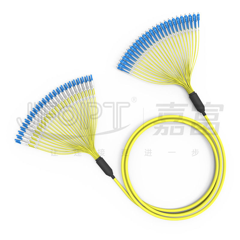 حزمة LC-SC كابل الألياف الضوئية المنتهية مسبقًا 48 Core 2.0mm الفروع G652D G657A1