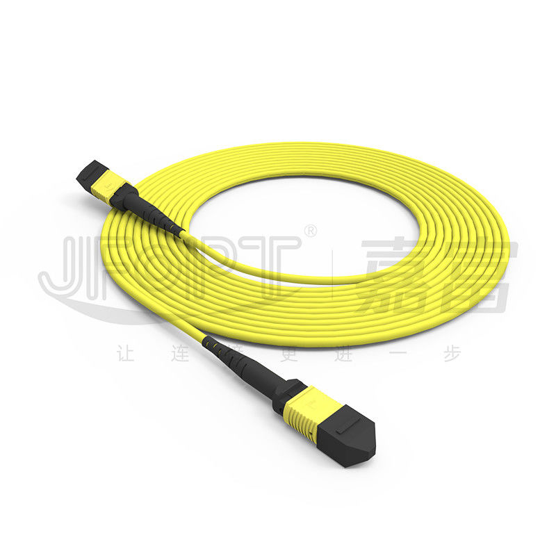 كابل الجذع MPO أحادي الوضع ذو 24 جوهر G657A1/G657A2 القفز العمودي