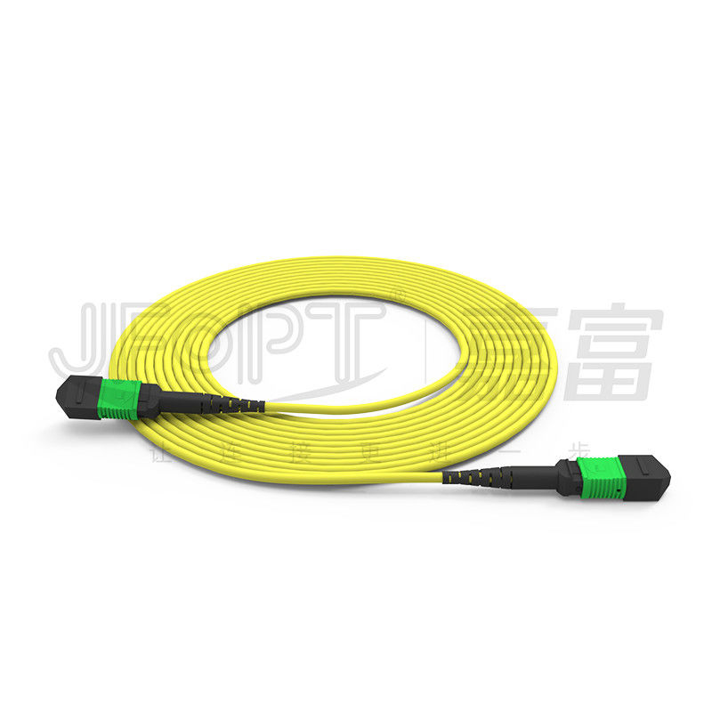 كابل الجذع MPO أحادي الوضع ذو 24 جوهر G657A1/G657A2 القفز العمودي