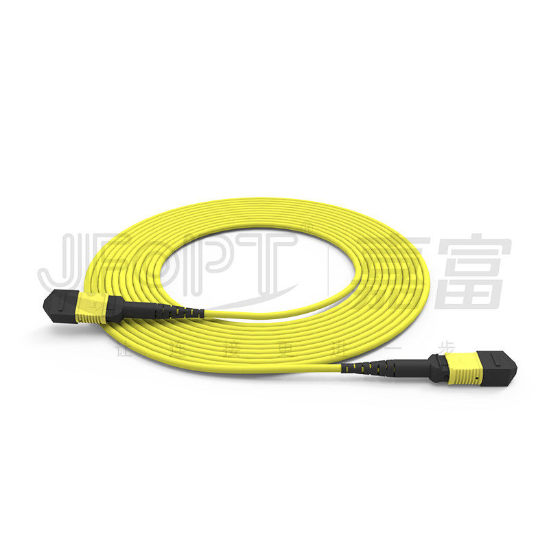 كابل الجذع MPO أحادي الوضع ذو 24 جوهر G657A1/G657A2 القفز العمودي