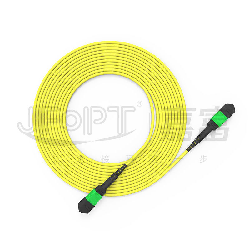 كابل الجذع MPO أحادي الوضع ذو 24 جوهر G657A1/G657A2 القفز العمودي