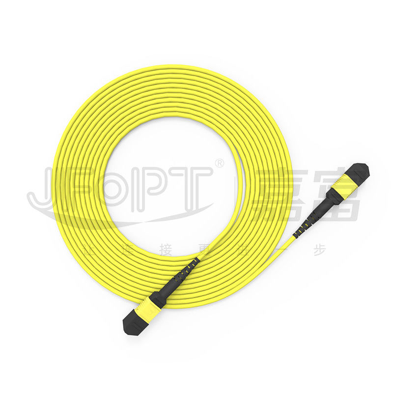 كابل الجذع MPO أحادي الوضع ذو 24 جوهر G657A1/G657A2 القفز العمودي