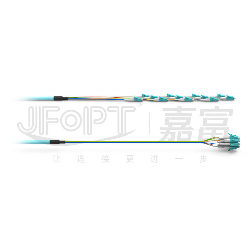 LC/UPC-LC/UPC ربط الحبل 12-96 النواة G652D/G657A1/G657A2 محجوز بقوة مع مجموعة سحب العين