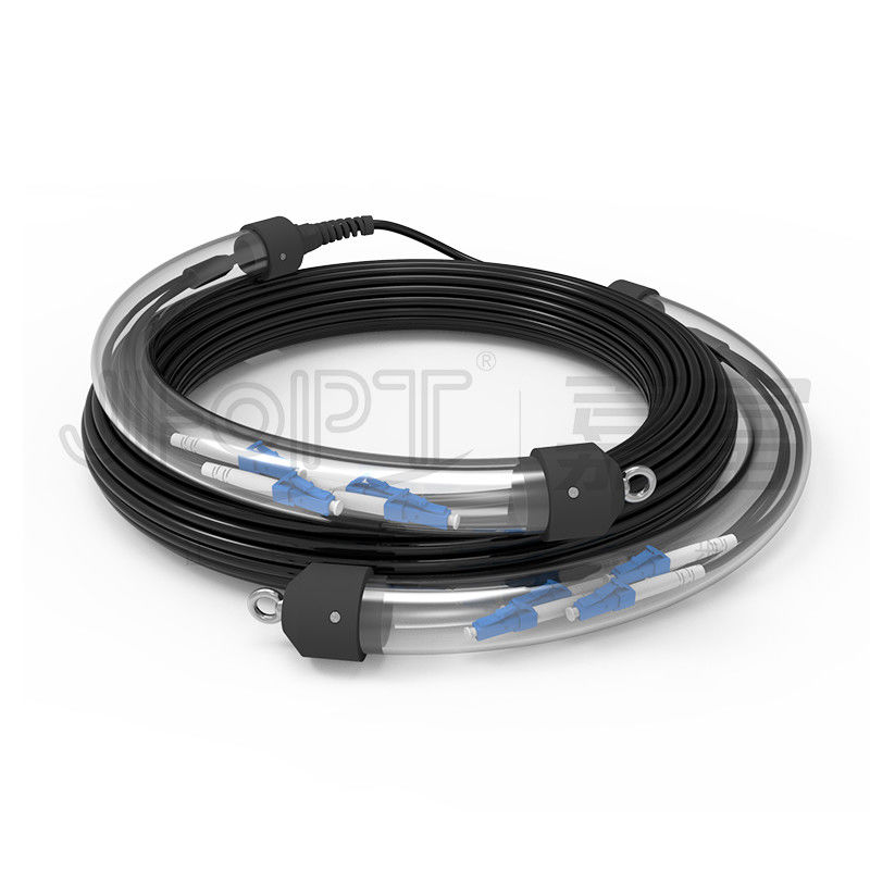 LC/UPC-LC/UPC ربط الحبل 12-96 النواة G652D/G657A1/G657A2 محجوز بقوة مع مجموعة سحب العين