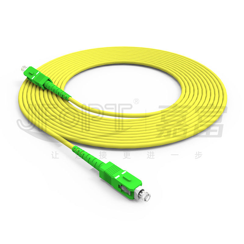 شبكة LAN سلكية ONVIF 4G 3G كابل الألياف الضوئية SC UPC/APC وجه النهاية لطول الشبكة يمكن تخصيص سلك التصحيح