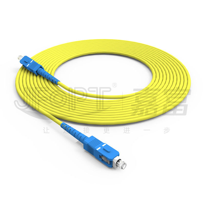 شبكة LAN سلكية ONVIF 4G 3G كابل الألياف الضوئية SC UPC/APC وجه النهاية لطول الشبكة يمكن تخصيص سلك التصحيح