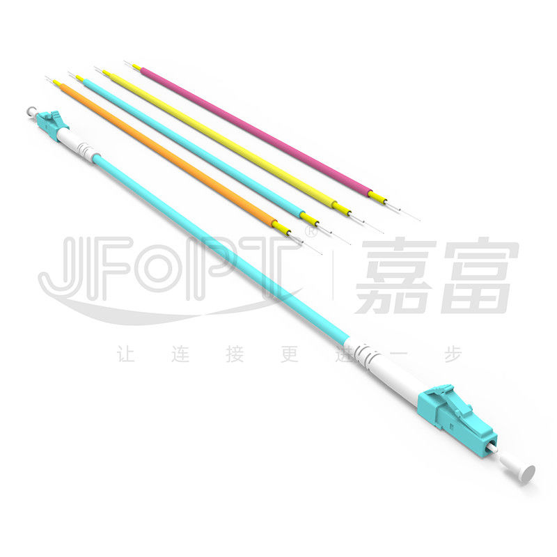 سلك التشغيل متعدد الأوضاع 2.0mm LC/APC SX Fiber Optic Patch Cord لنقل البيانات عالية السرعة