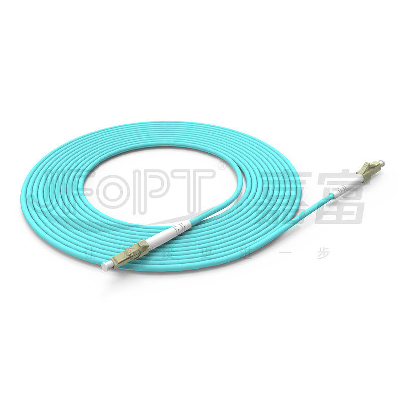 سلك التشغيل متعدد الأوضاع 2.0mm LC/APC SX Fiber Optic Patch Cord لنقل البيانات عالية السرعة